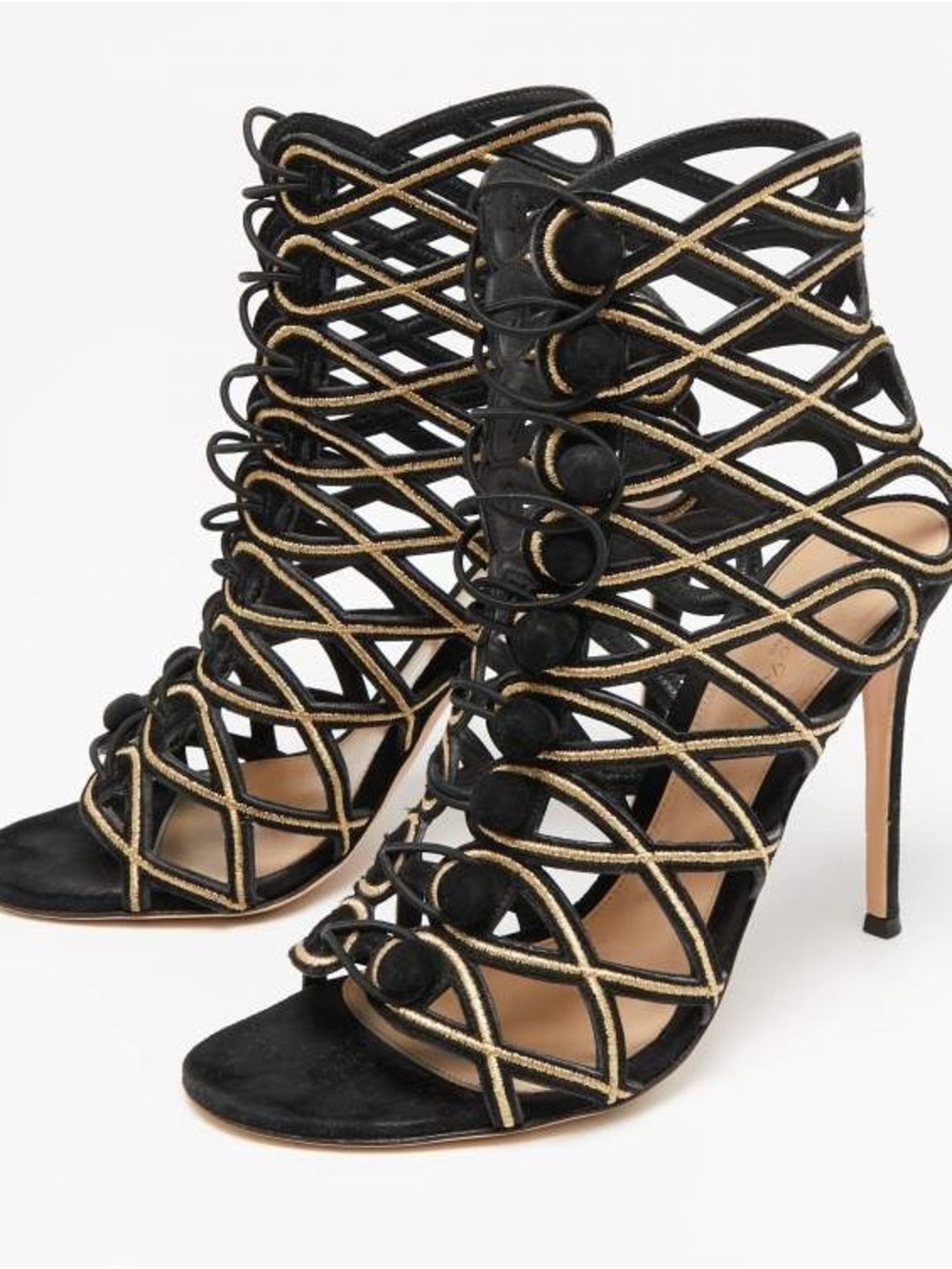 Gianvito Rossi: The Architectural Cage Heel